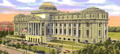 Early 1900's print of the Brooklyn Museum of Art