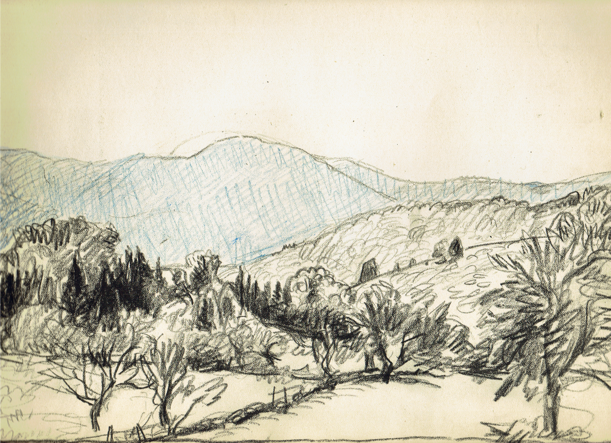 Sketchbook Blue Hills