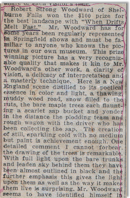 1927 - Springfield Union, Date Unknown