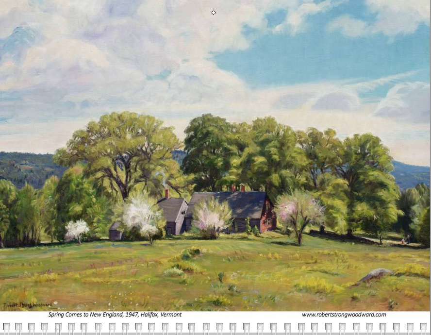 Robert Strong Woodward Calendar - April 2017