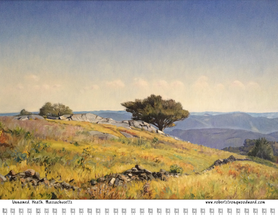 Robert Strong Woodward Calendar - August 2018