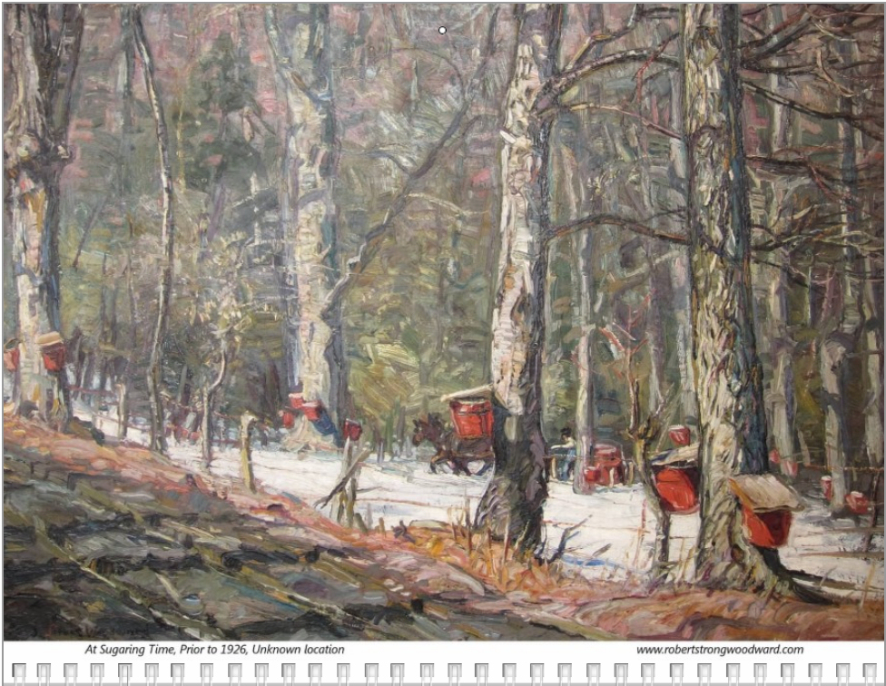 Robert Strong Woodward Calendar - February 2016