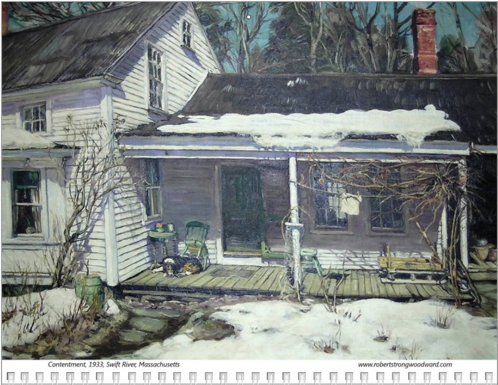 Robert Strong Woodward Calendar - January 2016