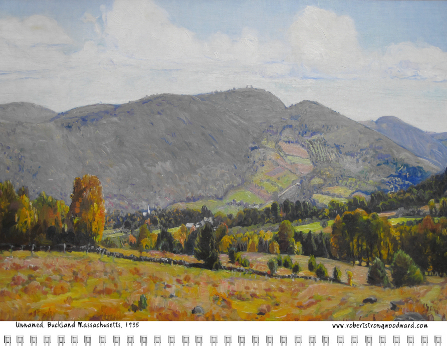 Robert Strong Woodward Calendar - October 2018