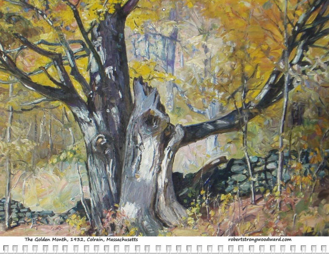 Robert Strong Woodward Calendar - September 2015