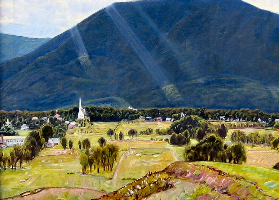 A capture of the Manchester Spire from Mount Equinox in Shadow
