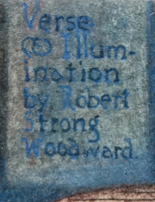 Woodward's signature credit
