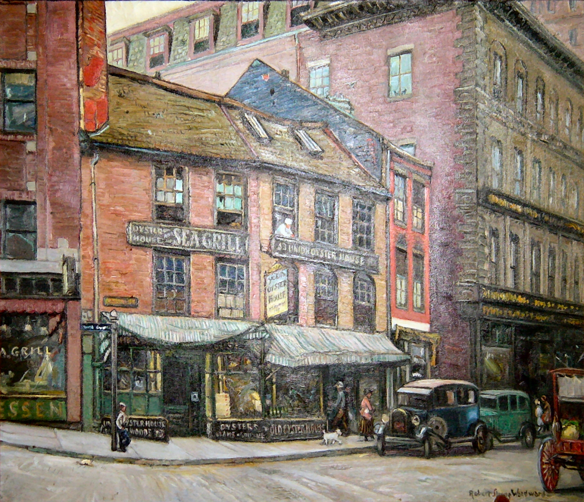 In Old Boston, Oil High Resolution