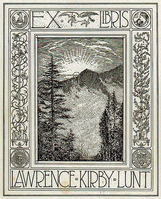 Lunt, Lawrence Bookplate