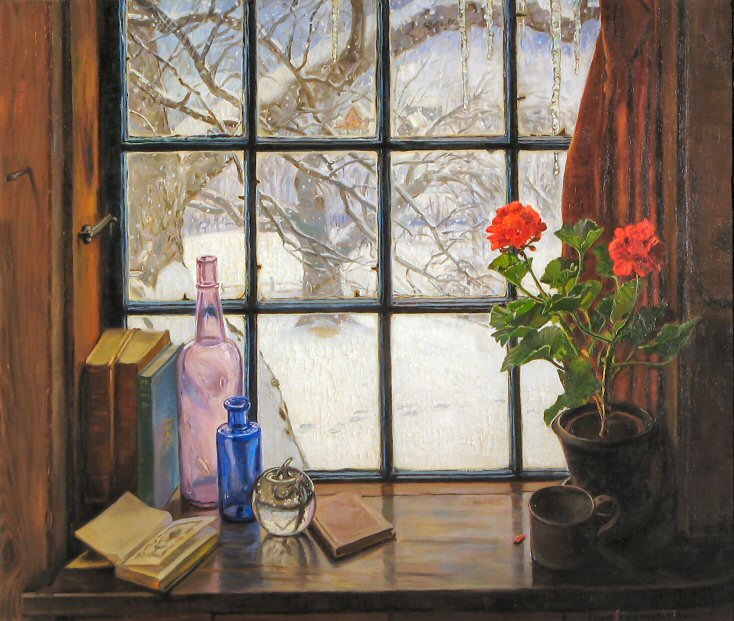 My Winter Window Shelf