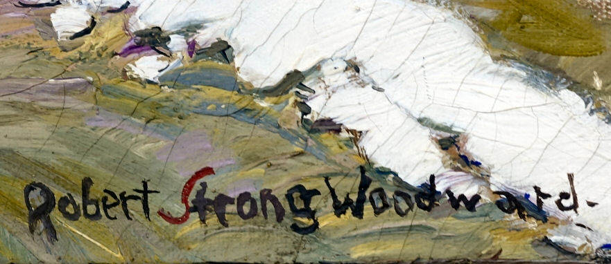 Close up of RSW's signature