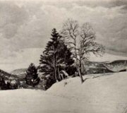 Winter From The Studio Window 