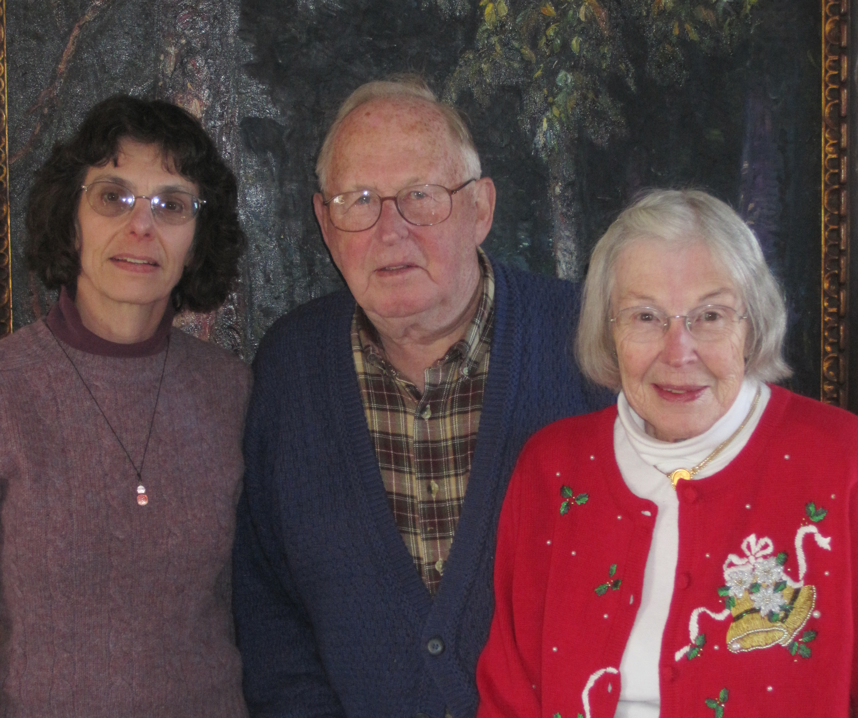 Janet Gerry Nelke, Dr. Mark Purinton, and Barbara Purinton