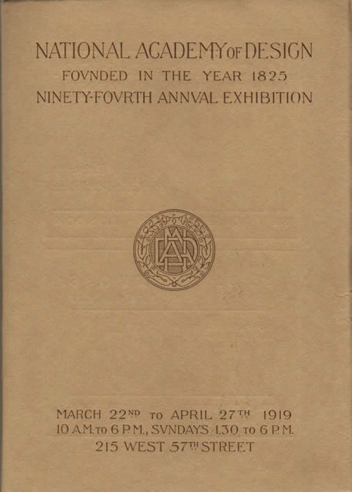 A copy of the brochure cover for the exhibition