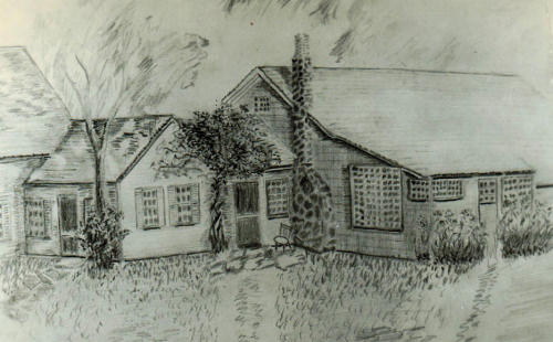  Robert Strong Woodward made sketches of how he would like the renovated building to look.  