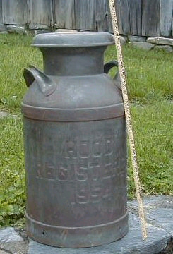  An Old fashion milk can 