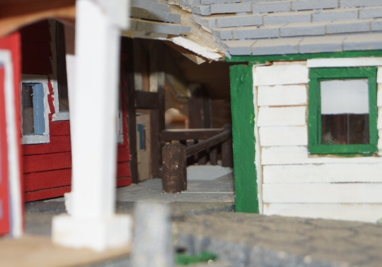 the ramp between house and studio