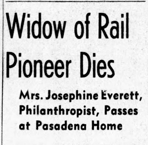Josephine Everett's Obituary
