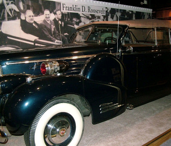  Franklin Delano Roosevelt's 1938 Packard. 