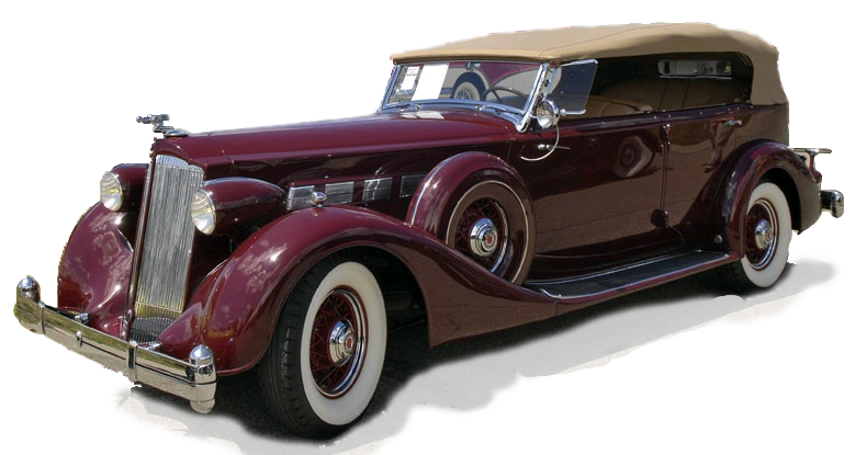  This is believed to be a current photograph of the Packard Phaeton that belonged to Robert Strong Woodward Packard.. 
