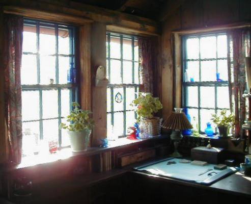 The Southwick Studio Corner Desk Windows 