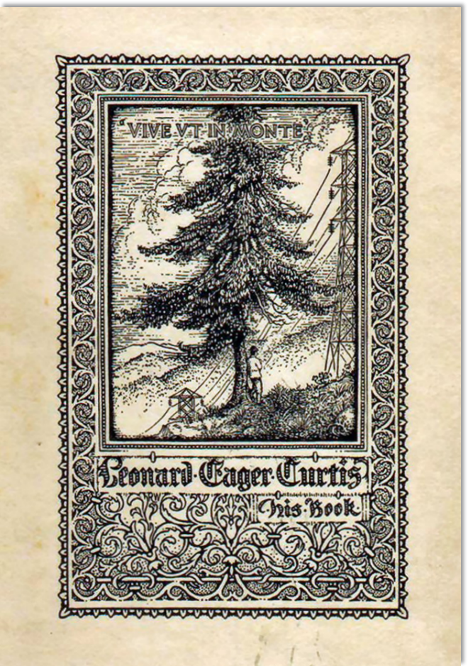 Curtis, Leonard - Bookplate