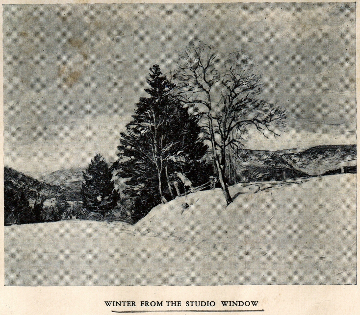 Winter From The Studio Window