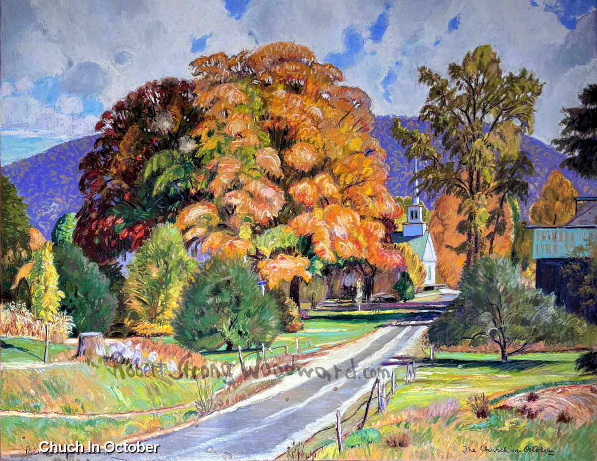 Robert Strong Woodward Calendar - October 2027