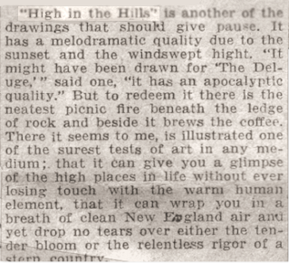 J.H. Miller Article High in the Hills