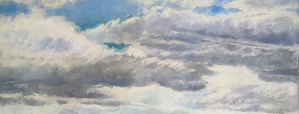 A closer look at the dramatic sky