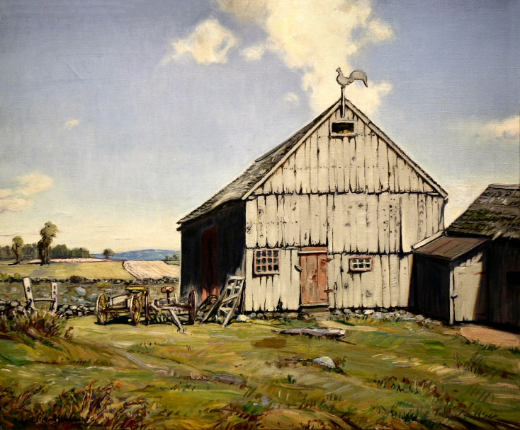 Passing A Barn At Noon