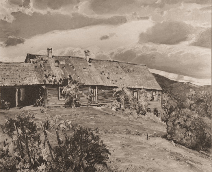An image of Passing New England, sepia