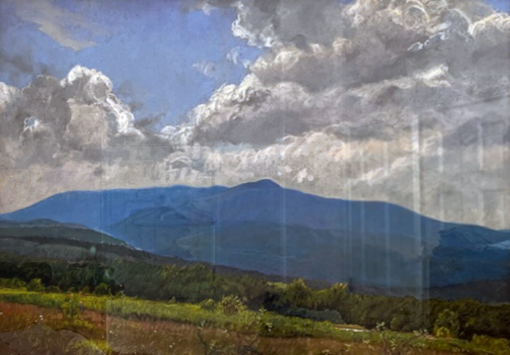 Silver Clouds and Haystack