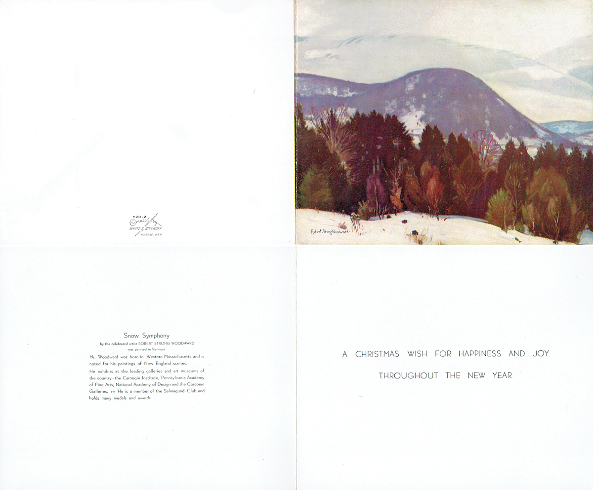 Snow Symphony Card High Resolution