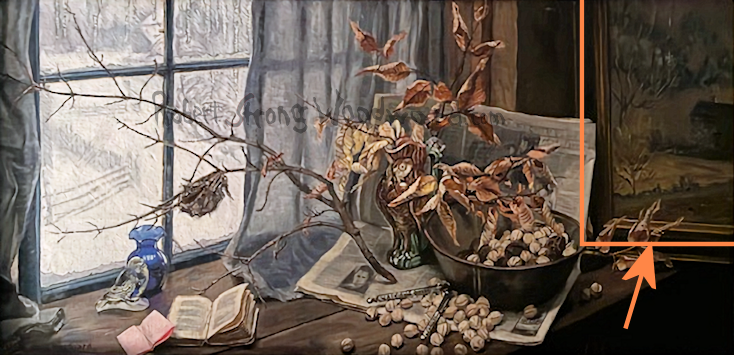 Winter Pleasures does not match the sepia print