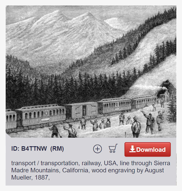 A capture of a stock image of Mueller Etching