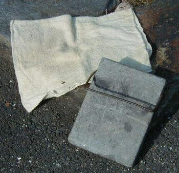 Footstone used to warm bed 