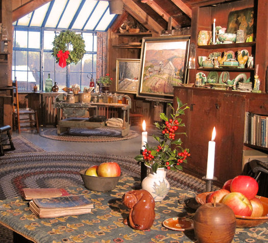 Christmas decorations in Southwick Studio  