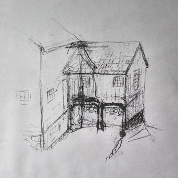 Drawing of RSW's vision for the barn extension